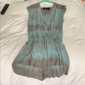Blue Life Tie Dye Romper